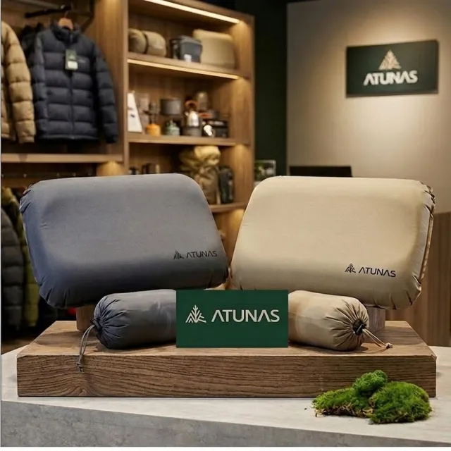 【ATUNAS 歐都納】3D TPU自動充氣舒壓枕 A1MPGZ01(旅行/露營/登山/枕頭/背靠墊/辦公室)