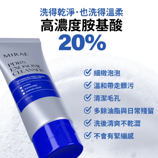 【MIRAE 未來美】專業院線韓國PDRN水光潔顏乳 (80ml)