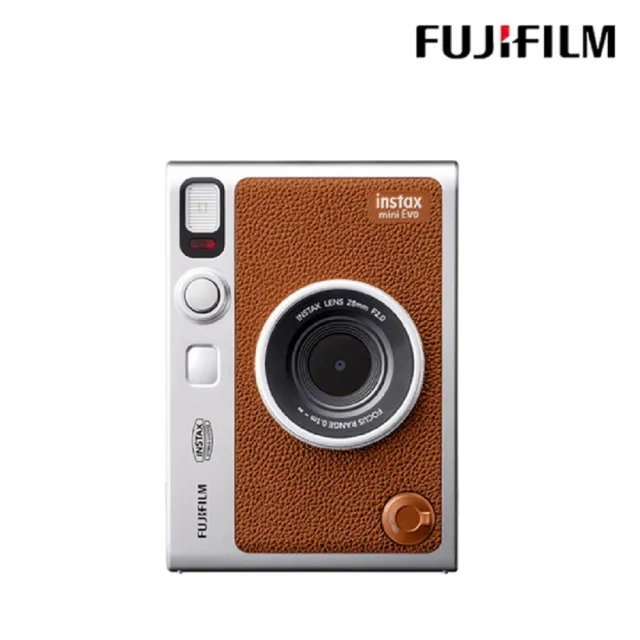 【FUJIFILM 富士】Instax Mini EVO 混合式數位拍立得相機 原廠公司貨(專用皮套40張底片相冊..豪華組)