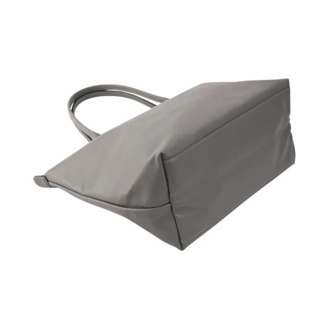 【LONGCHAMP】Le Pliage Xtra 牛皮革側肩包(斑鳩灰)M