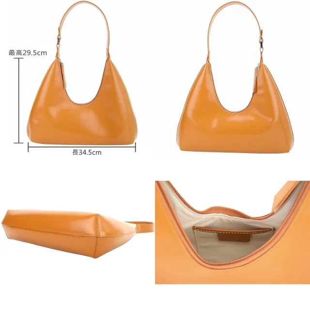【BY FAR】Amber 光滑牛皮肩背腋下包(多款可選 義大利皮革 小眾精品)