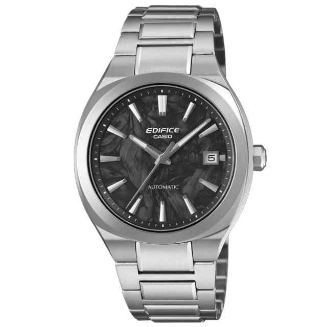 【CASIO 卡西歐】EDIFICE 輕巧纖薄 鍛造碳 經典機械腕錶 錶 週年慶 雙11(EFK-200CD-1A)