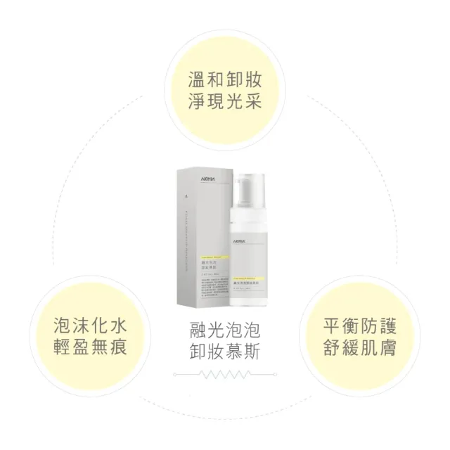 【AKIMIA】融光泡泡卸妝慕斯 140mL