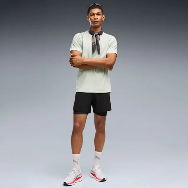 【PUMA】短袖上衣 男 歐規 Velocity Triblend 綠 52660329