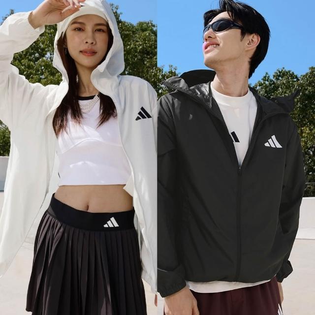 【adidas 愛迪達】防曬連帽外套 UPF 抗UV 多款任選 (KA9323/KA9289)