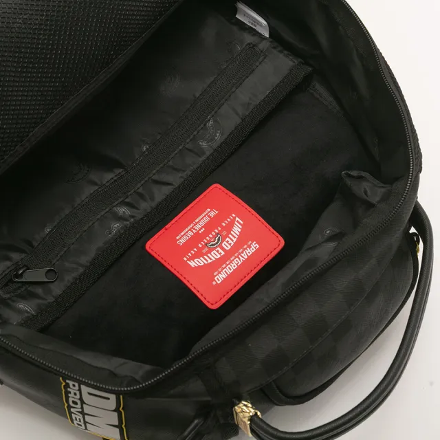 【SPRAYGROUND】全球大亨賽博龐克熊大容量後背包(黑色)