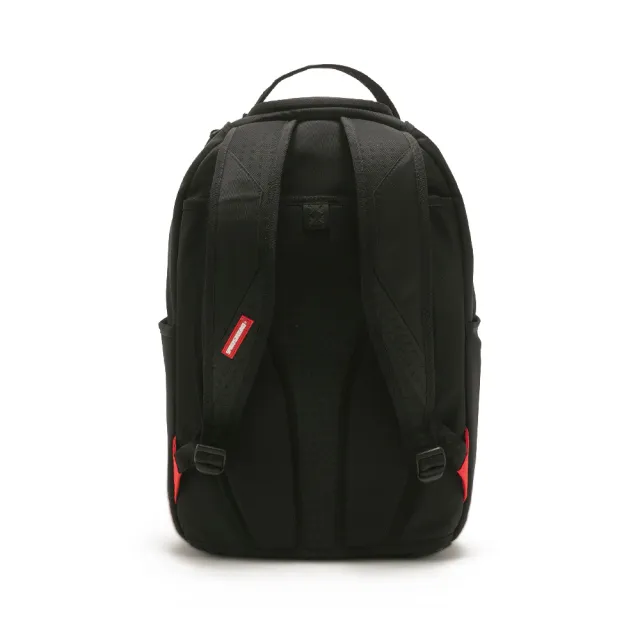 【SPRAYGROUND】簡約低調素色鋸齒鯊大容量後背包(黑色)