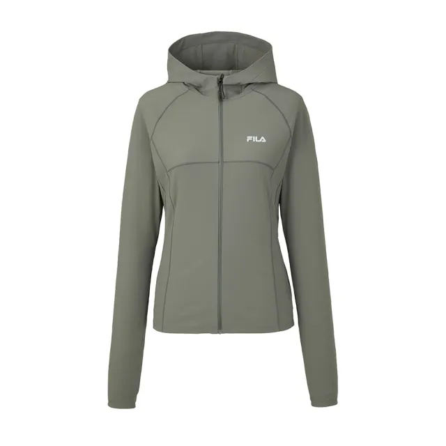 【FILA】女針織外套-綠色 5JKA-5333-OV