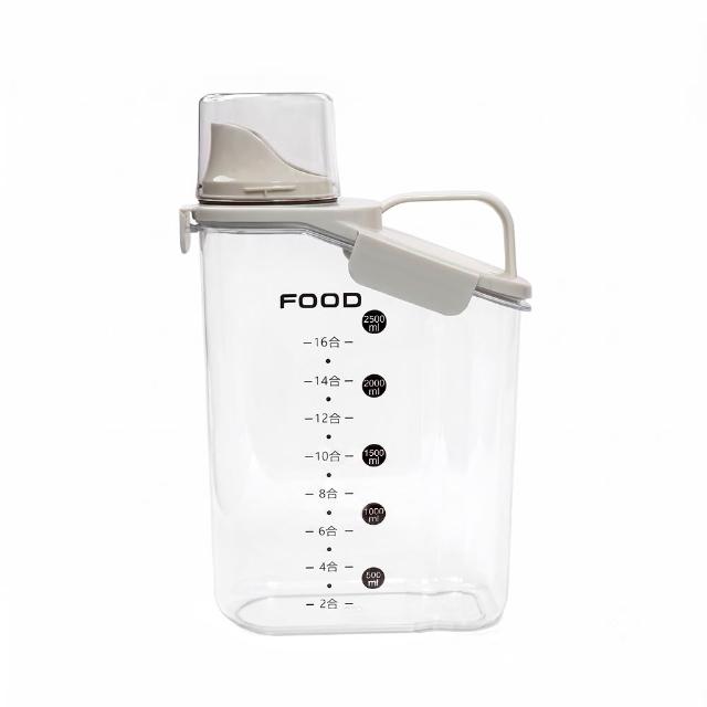 【上手家居】儲米桶-2800ml(飼料桶/麵粉收納罐/飼料密封罐/米罐/飼料罐)