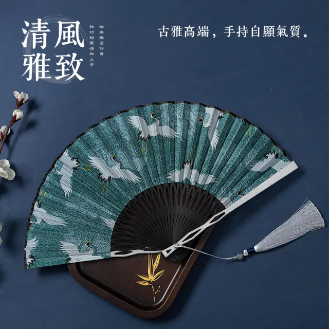 【上手家居】鋁合金折扇(扇子/鐵扇/古風扇/合金扇/手扇/金屬折扇/古風折扇/防身武器)