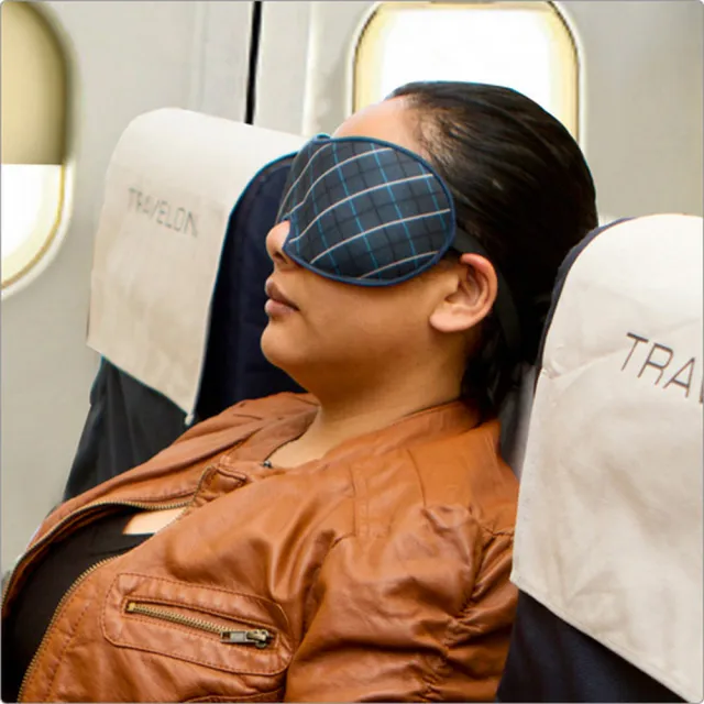 【Travelon】美國 圓弧舒壓眼罩 灰 / 睡眠眼罩 遮光眼罩 年末送禮