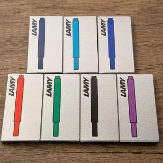 【LAMY】卡水 兩盒10入裝 七色可選 T10 卡式墨水管