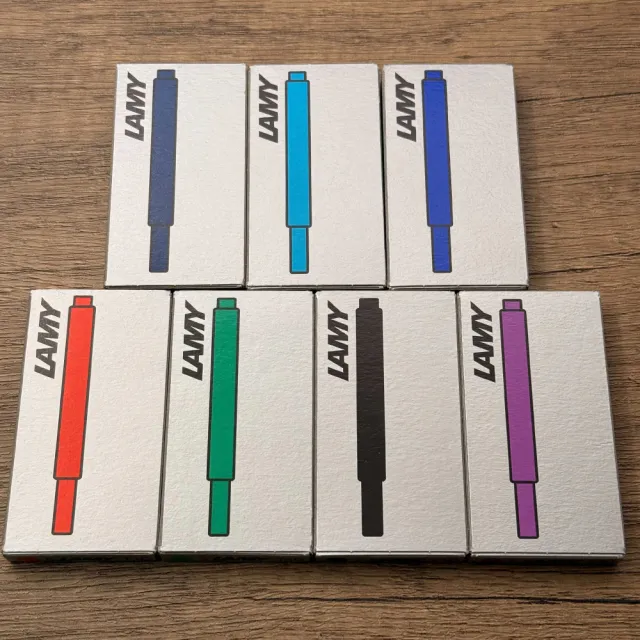 【LAMY】卡水 兩盒10入裝 七色可選 T10 卡式墨水管