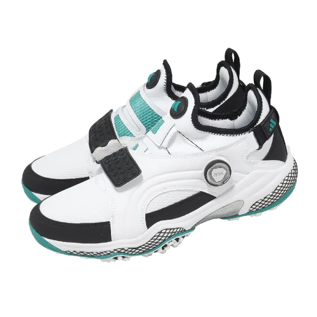 【adidas 愛迪達】高爾夫球鞋 Codechaos 25 Mid BOA 男鞋 女鞋 白 防水鞋面 旋鈕 魔鬼氈 JP5187