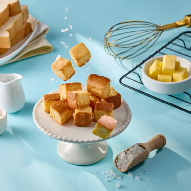 【華元】乳司客 Rusk 鹽奶油 焦糖口味 80g 韓國原裝進口 吐司餅乾 麵包餅乾 零食