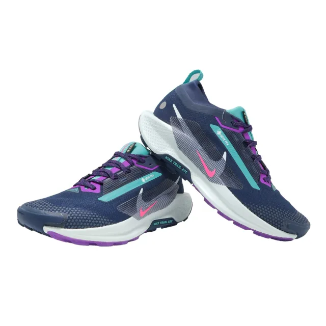 【NIKE 耐吉】防水越野跑鞋 Pegasus Trail 5 GTX 男鞋 藍 戶外 機能 FQ0908-403