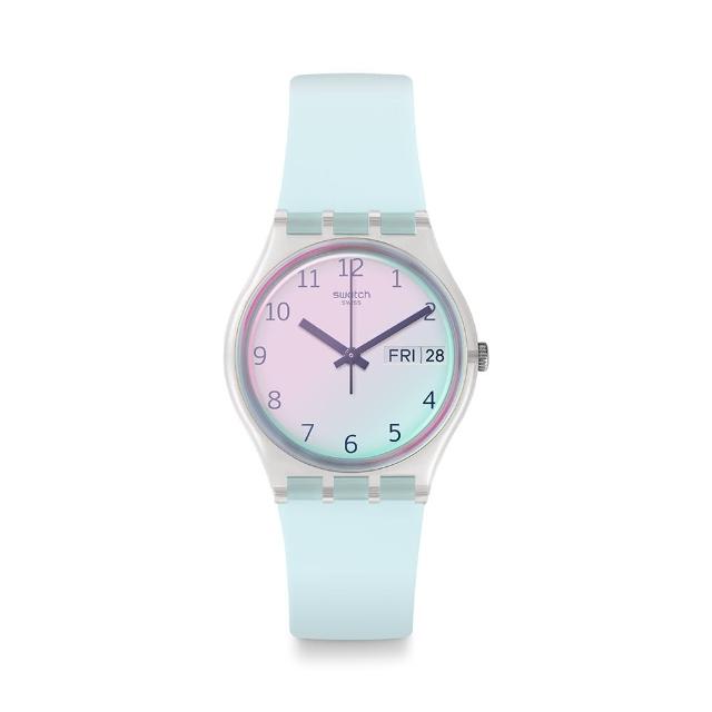 【SWATCH】ULTRACIEL 經典手錶/太陽光譜折射錶盤/男錶/女錶/瑞士製造 GE713(34mm)