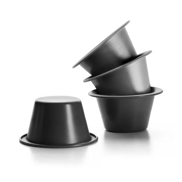 【IBILI】西班牙 不沾布丁杯4入 8cm / 點心烤模