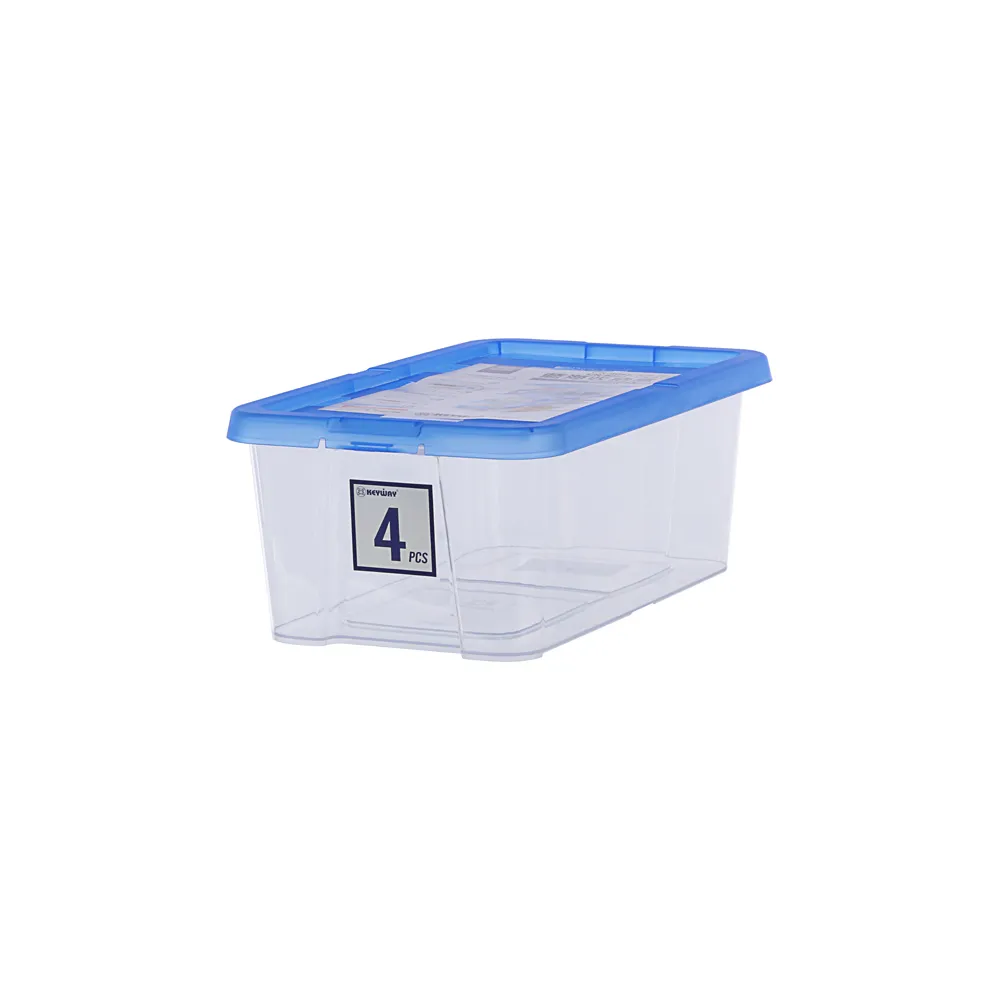 【KEYWAY 聯府】海爾6L收納盒-4入(整理盒 儲物盒 MIT台灣製造)