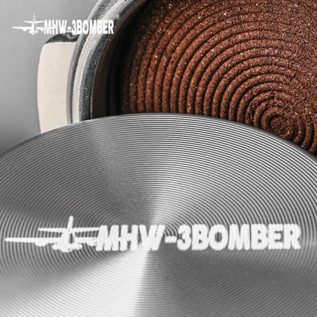 【MHW-3BOMBER】CD系列布粉器/壓粉器-木蓋板(51/53/58mm 四槳布粉器/螺紋壓粉器  實木頂蓋握感舒適)
