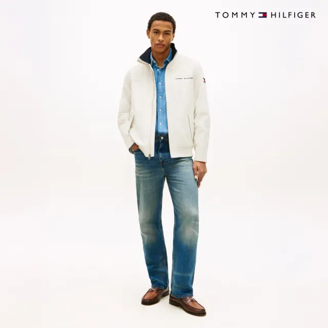 【TOMMY HILFIGER】官方旗艦館再生尼龍遊艇外套_藍色