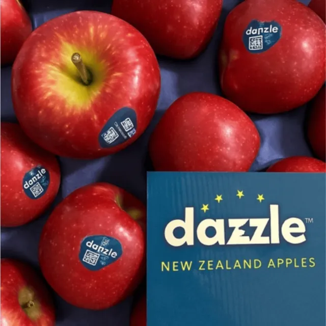 【黑貓嚴選】《玖青》紐西蘭 閃耀炫光(dazzle) 蘋果3盒(225g/顆;6顆/盒)