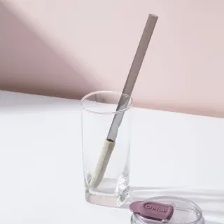 【Oolab 良杯製所】跳跳大/小口徑吸管25CM(攜帶便利/食品級矽膠/彈跳吸管)