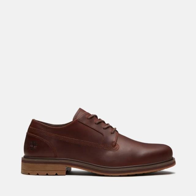 【Timberland】男款鐵鏽色皮革休閒鞋(A2Q7GEM6)