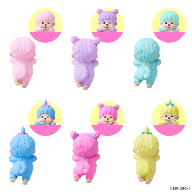 【Dreams】HIPPERS Monchhichi 聯名公仔 彩虹電眼 (盒裝12入)