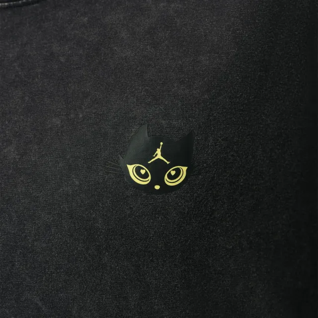 【NIKE 耐吉】短袖上衣 女 AS W J SS OS GFX TEE 喬丹 運動 休閒 寬鬆 短T 灰黑 (IW1900010)
