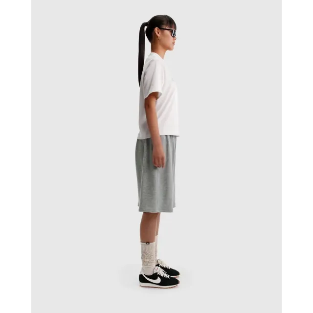 【NIKE 耐吉】短袖上衣 女 AS W NSW SS TEE BOXY 運動 休閒 寬鬆 短T 灰白 (IW1213030)