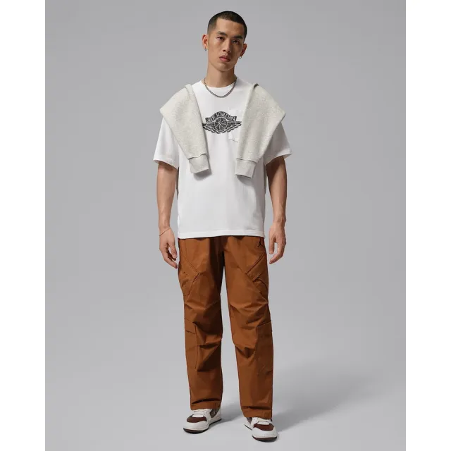 【NIKE 耐吉】短袖上衣 男 AS M J FLT ES 85 W PKT SS CRW 喬丹 運動 休閒 短T 白 (IO2085100)