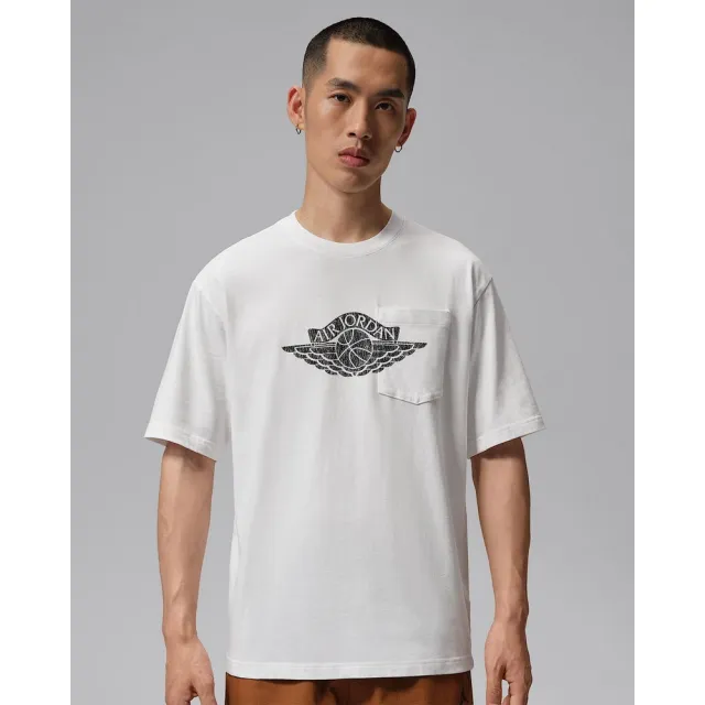【NIKE 耐吉】短袖上衣 男 AS M J FLT ES 85 W PKT SS CRW 喬丹 運動 休閒 短T 白 (IO2085100)