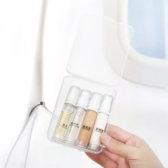 旅行迷你分裝套組-2組入(登機可用 乳液瓶 噴霧瓶 外出瓶 隨身瓶 按壓瓶 化妝水 環保分裝)