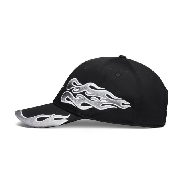 【NIKE 耐吉】棒球帽 休閒帽_中性_U NK CLUB CAP S OG FLAME S26 L_黑色 (IH9258010)
