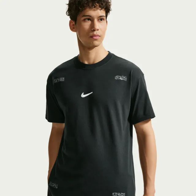 【NIKE 耐吉】短袖上衣 男 T恤 寬鬆 AS U NSW TEE LSE REFLECTIVE SH 黑 IM3758-010（其他規格）