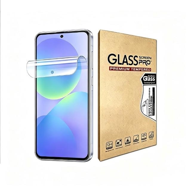 【YANG YI 揚邑】2入三星 Galaxy A36/A56/A37 5G 滿版隱形水凝膜防爆防刮防紋螢幕保護貼