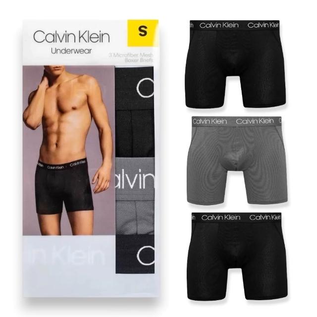 【CALVIN KLEIN】3件組 CK 超細再生纖維 透氣舒適 男款 四角內褲(多色可挑)