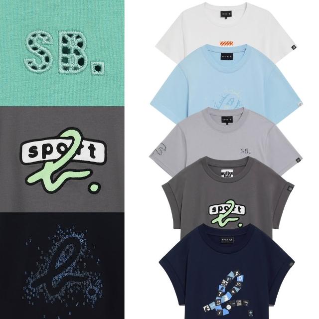 【agnes b.】sport b. 女裝 Dino 刺繡T恤 多色 出清品