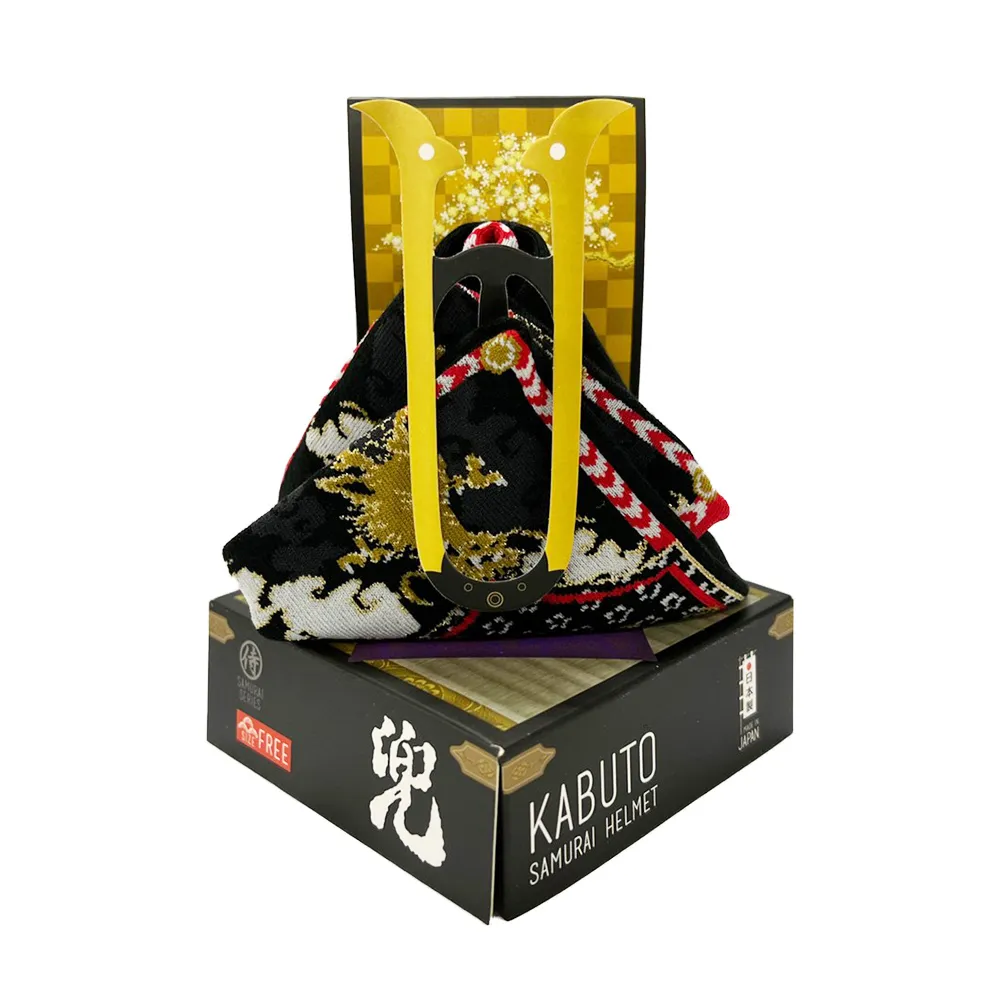 【台隆手創館】福利品/出清品 日本武士系列襪(頭盔A)