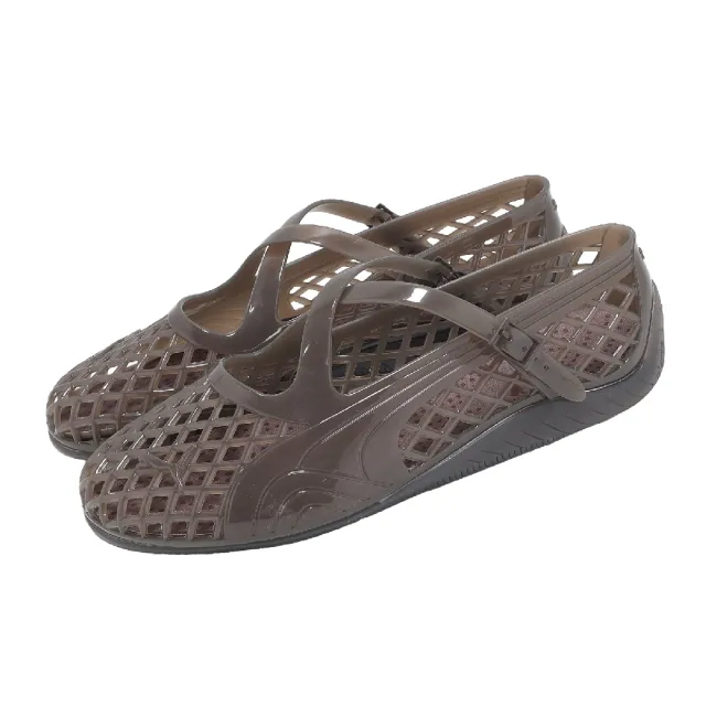 【PUMA】休閒鞋 Speedcat Ballet Jelly W 女鞋 棕 果凍鞋 漁網鞋 409469-04