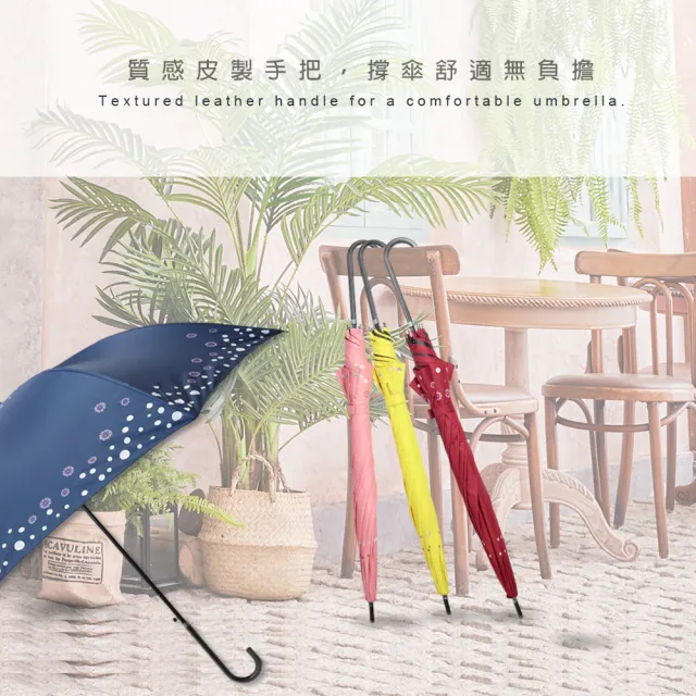 【雨之情】防曬抗風長直傘_天星(雨傘 長傘 防曬 遮陽傘 淑女傘 細長傘)