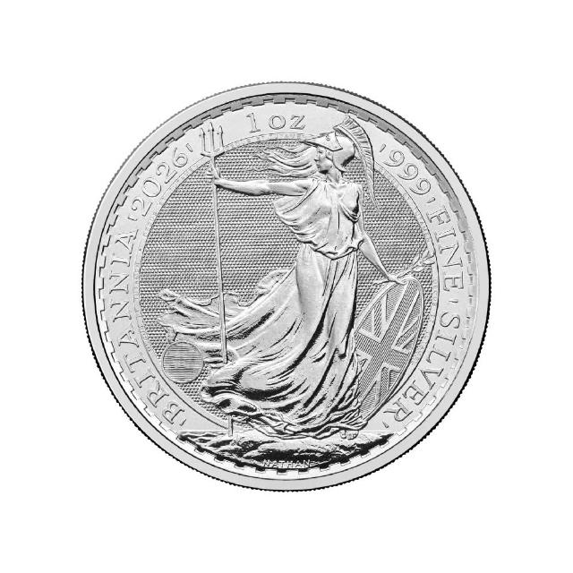 【Shiny 炫麗】2026英國大不列顛銀幣1盎司(重量：1盎司)
