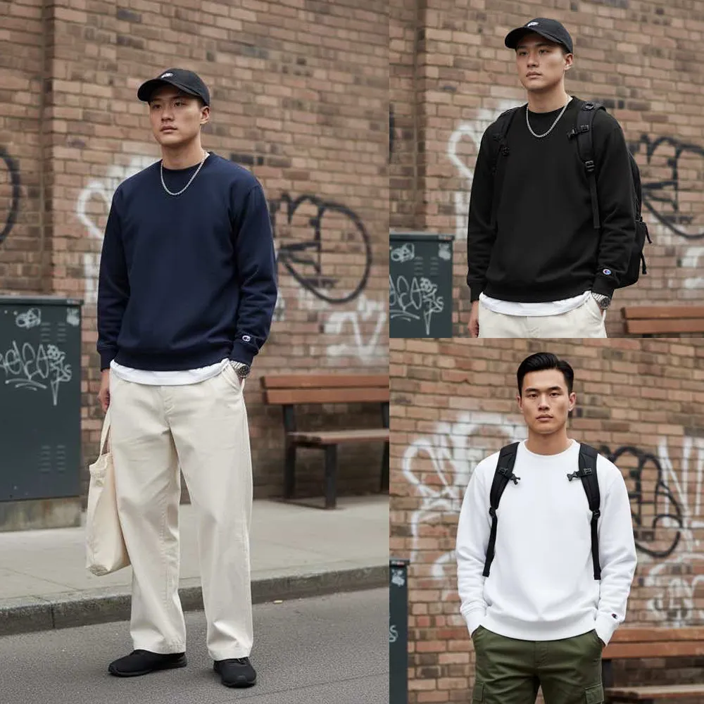 【Champion】官方直營 男女款-買一送一 小C素面內刷毛長袖大學T重磅9.0 OZ-多色(美規大學T/保暖大尺碼) - momo購物網 ...