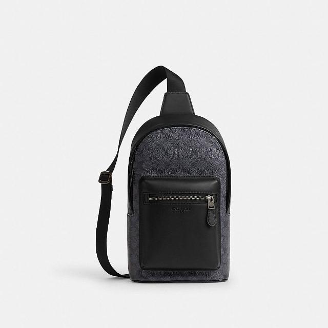 【COACH】蔻馳官方直營 WEST 背包 斜背包 側背包 單肩包-2色任選(CV924/CY206)
