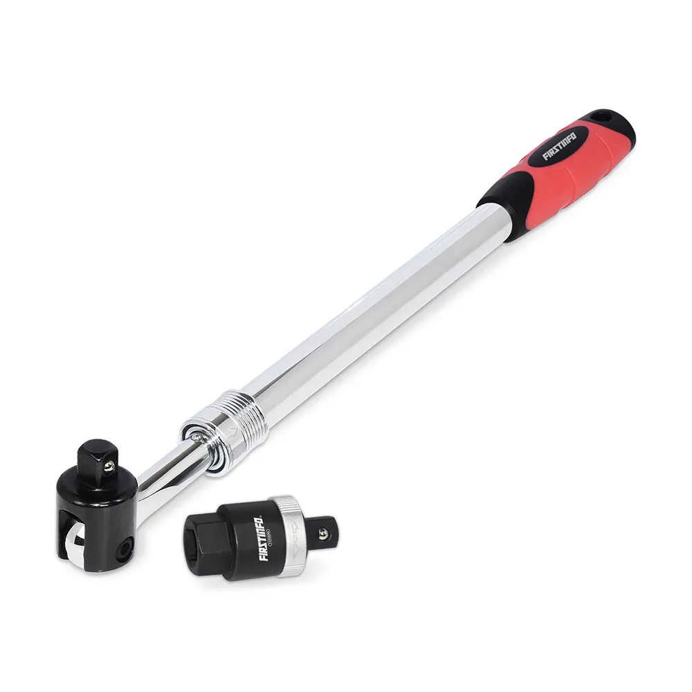 【良匠工具】4分F型活動頭套筒扳手 470-623mm 可伸縮活動扳手 轉向板手 強力套筒 加力扳桿
