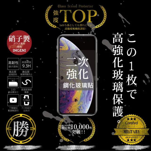 【INGENI】ASUS ROG Phone 7 / 7 Ultimate 旭硝子玻璃保護貼 非滿版