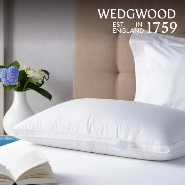 【WEDGWOOD】買一送一｜抗菌白鴨絨羽絨枕｜海藻蠶絲枕 (2件合購組任選)