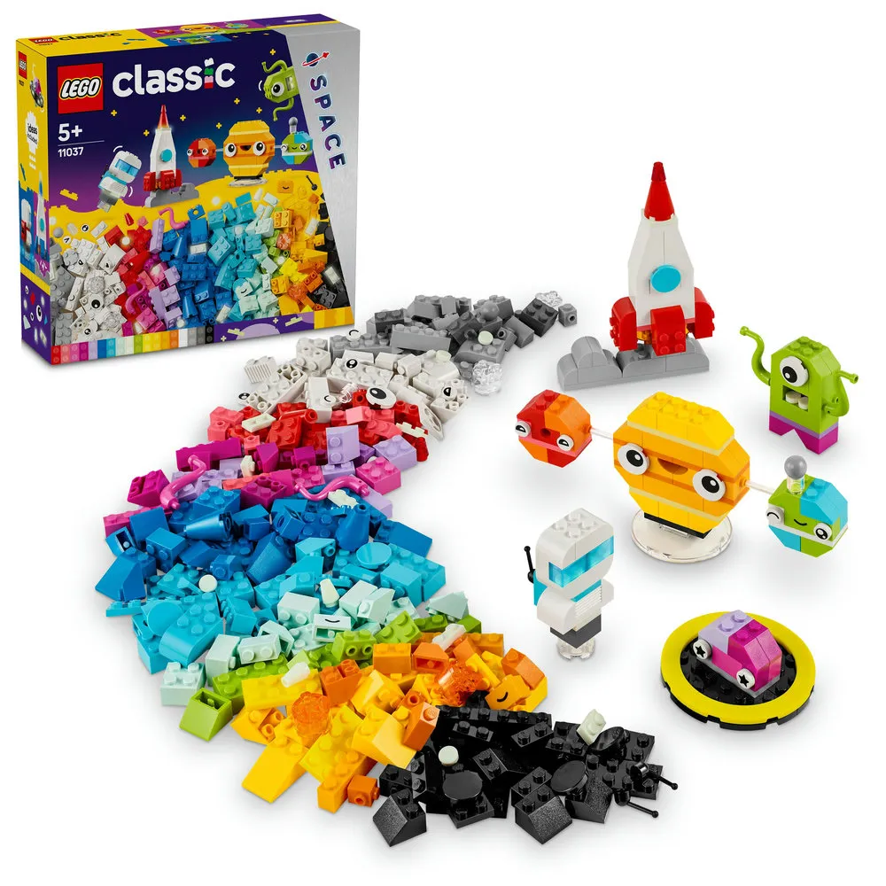 【LEGO 樂高】經典系列 11037 創意太空星球(禮物 積木玩具 DIY積木)