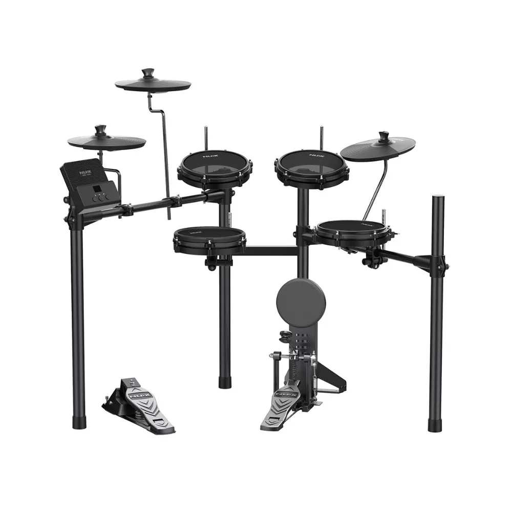 【NUX】DM-110最新入門級電子鼓+入門配套組 鼓椅、鼓毯、鼓棒(原廠公司貨 商品保固一年)